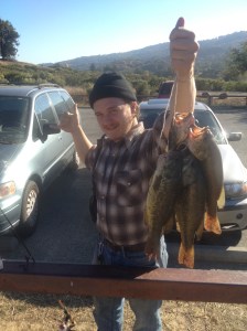 Issa-Showing Aatif's 5 Bass Catch